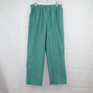 Alfred Dunner Casual Pants Size 16 Elastic Waist